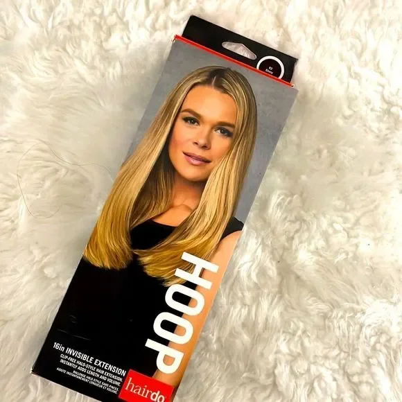 Halo Hoop Invisible Extension in Ebony R2 - Picture 2 of 4